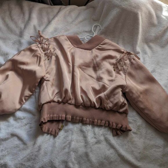 Liz Lisa LACE UP SATIN BLOUSON 2019 - Picture 8 of 8